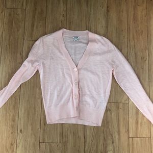 J Crew Baby Pink Cardigan